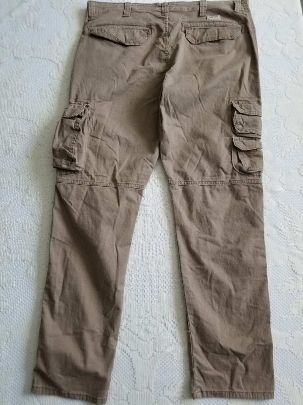 Wrangler Tan Cargo Pants Utility Gorpcore Streetwear Y2K Cargo 38
